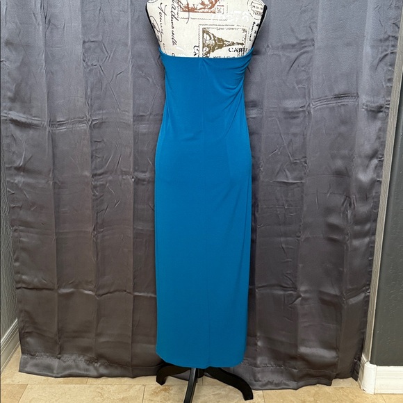 BCBGMaxAzria Vibrant Blue Strapless Dress - Picture 3 of 4